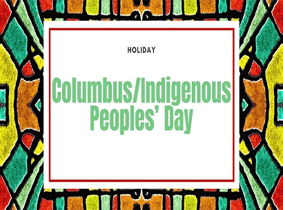  Columbus Day/Indigneous Peoples Day graphic